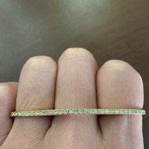 Erica Anenberg 3 fingers small diamond gold ring